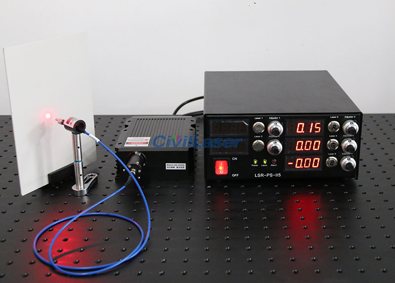 10W RGB laser coupled fiber